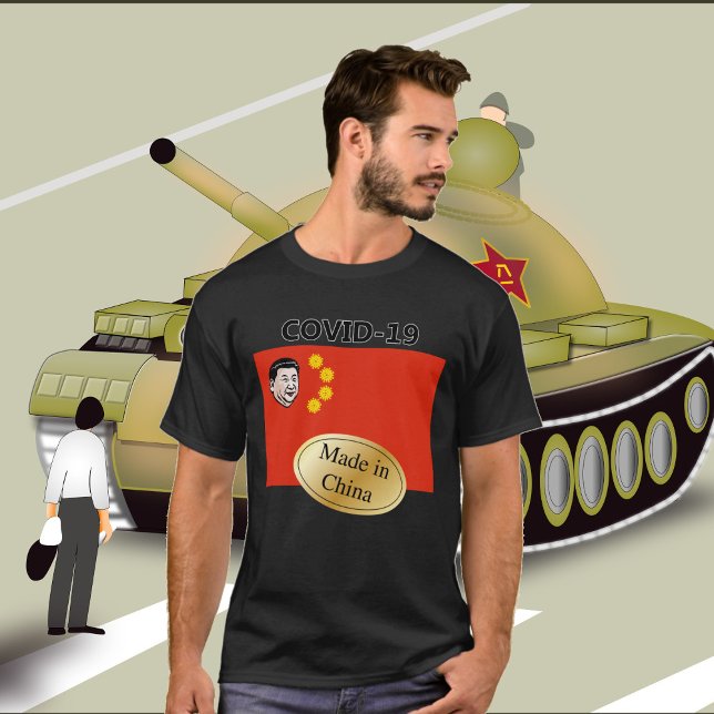 Camiseta covid-19 made in china t-shirt (Subido por el creador)