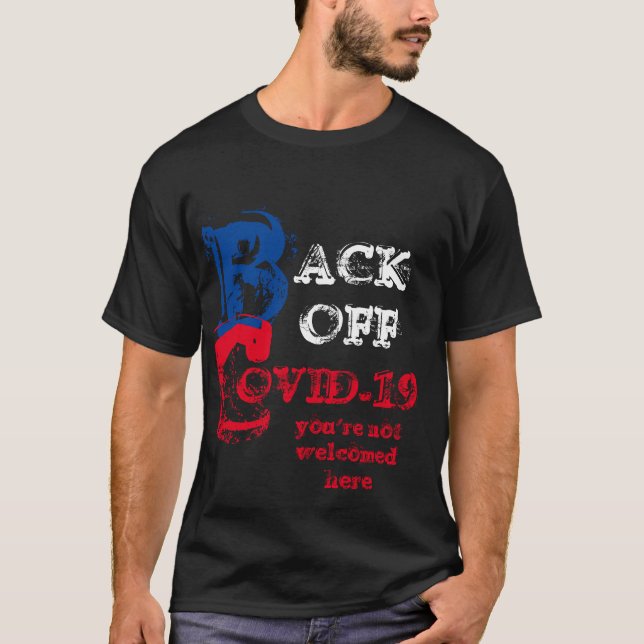 CAMISETA COVID-19 NO ACOGIDO (Anverso)