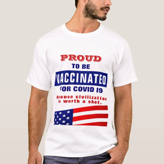 Camiseta Covid 19 Vacunación  (Anverso)