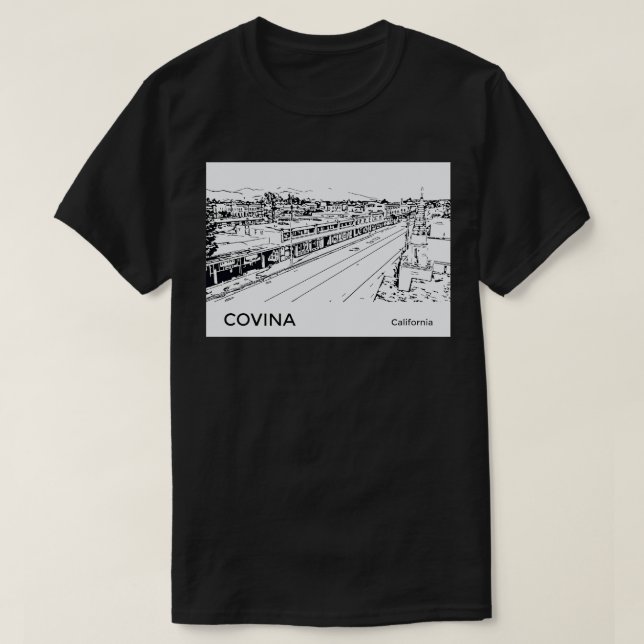 Camiseta Covina California TShirt (Diseño del anverso)