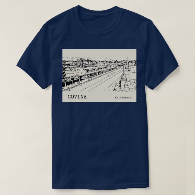 Camiseta Covina California TShirt 1 (Diseño del anverso)
