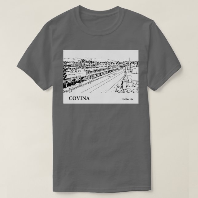Camiseta Covina California TShirt 2 (Diseño del anverso)