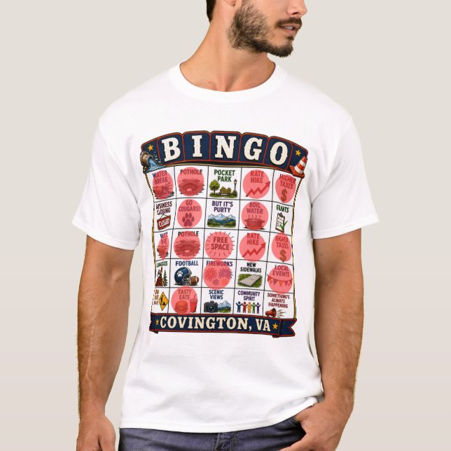 Camiseta Covington Bingo (Anverso)