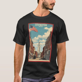 Camiseta Covington Kentucky Usa Vintage Turismo De Viajes