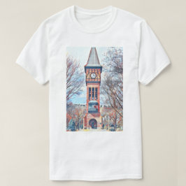 Camiseta Covington, KY Goebel Park Clock Tower Painting