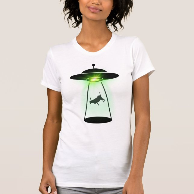 Camiseta Cow Abduction (Anverso)