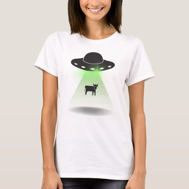 Camiseta Cow Abduction (Anverso)