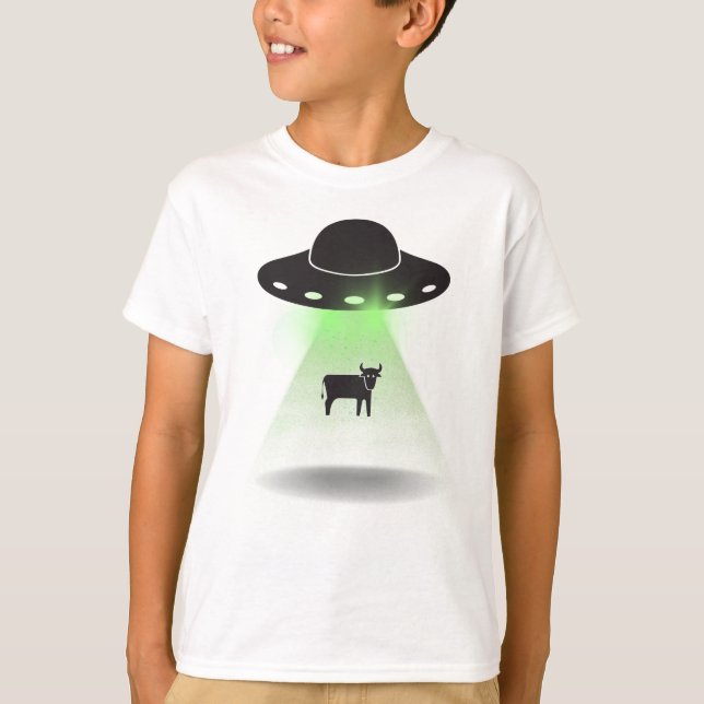 Camiseta Cow Abduction (Anverso)