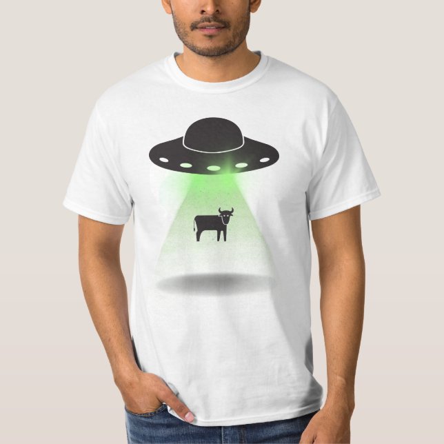 Camiseta Cow Abduction (Anverso)