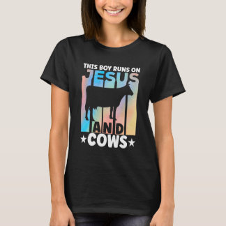 Camiseta Cow Apparel Farmer Cows Lover for Boys