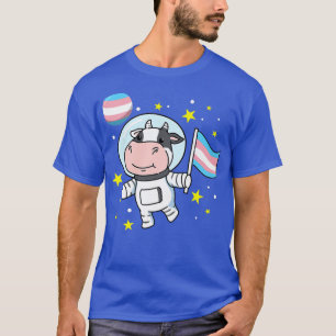 Camiseta Cow Astronaut Trans Pride