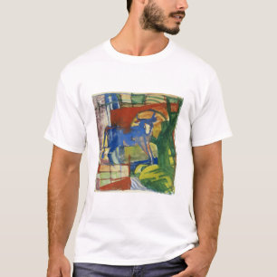 Camiseta Cow azul, 1914 (tempera en el papel)
