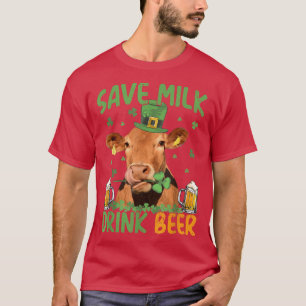 Camiseta Cow Bebe Cerveza Farmer St 