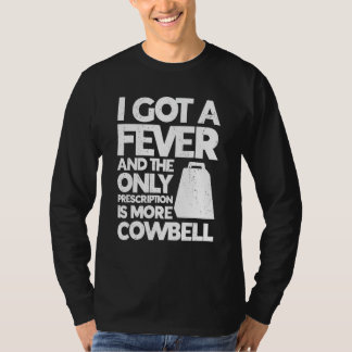 Camiseta Cow Bell More Cowbell Vintage Funny Drummer Cowbel