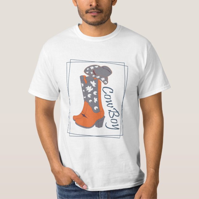 Camiseta Cow boy (Anverso)