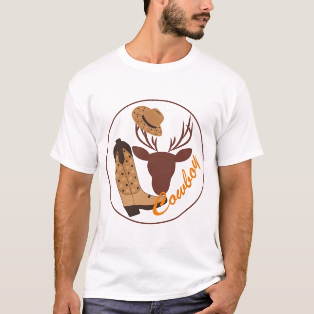 Camiseta Cow boy (Anverso)