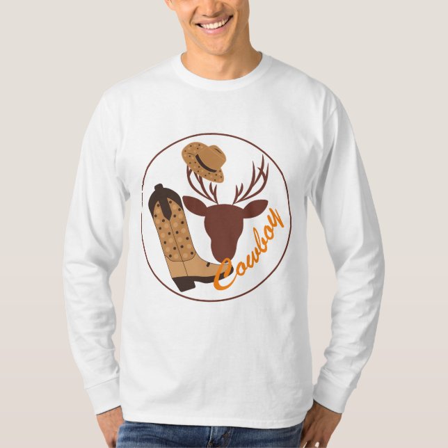 Camiseta Cow boy (Anverso)