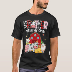 Camiseta Cow Brother Birthday Crew Farm Tema Animales Nacim