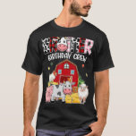 Camiseta Cow Brother Birthday Crew Farm Tema Animales Nacim<br><div class="desc">Cow Brother Birthday Crew Farm Tema Animales Fiesta de Cumpleaños</div>