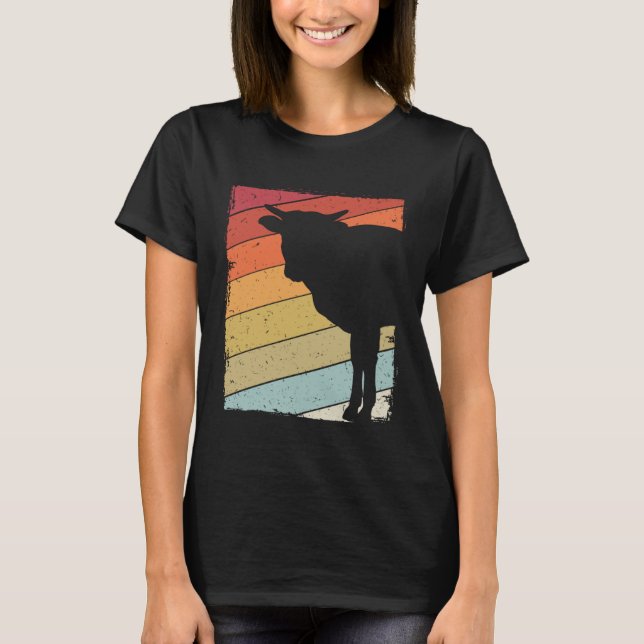 Camiseta Cow Cattle Farm Livestock Vintage Holstein Friesia (Anverso)