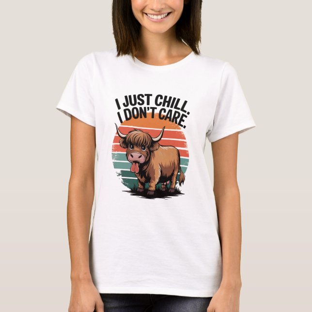 Camiseta Cow divertida (Anverso)
