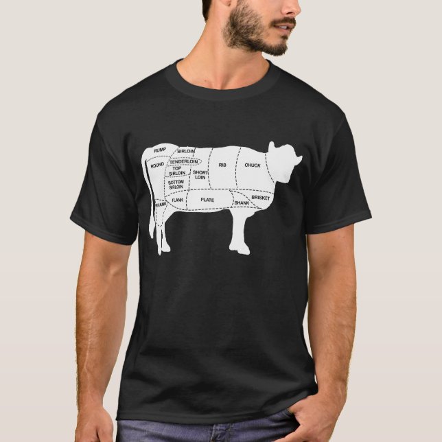 Camiseta Cow divertida (Anverso)
