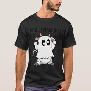 Camiseta Cow Fantasma Halloween Moo Me Refiero A Regalos De