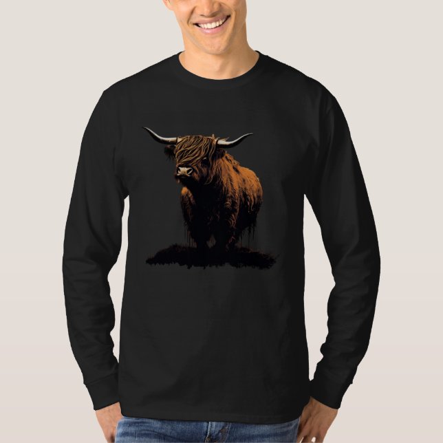 Camiseta Cow from the Highland (Anverso)