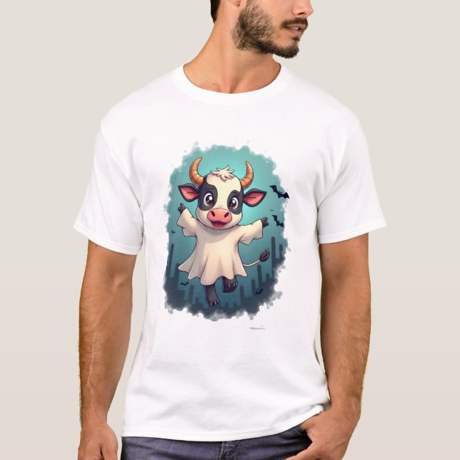 Camiseta Cow Ghost Boo-levard (Anverso)