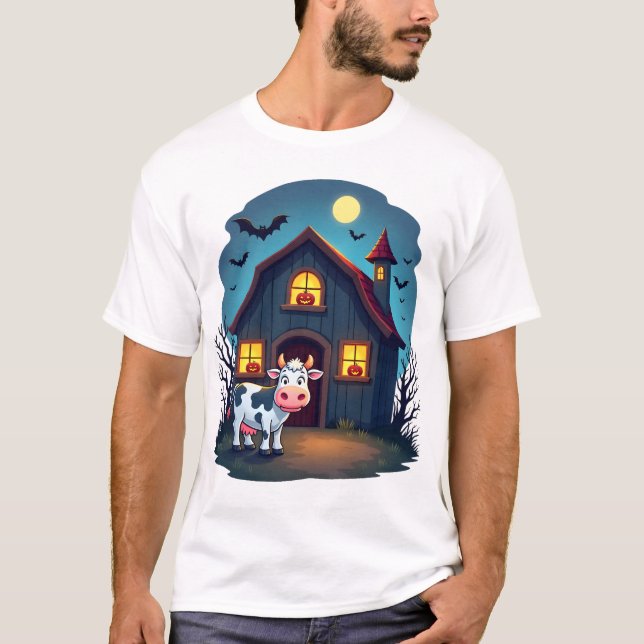 Camiseta Cow & Haunted Barn (Anverso)