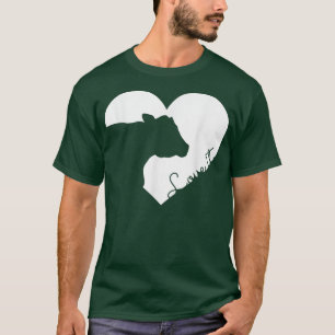 Camiseta Cow Heart Love It Farm Animal Farmer Farming Cattl