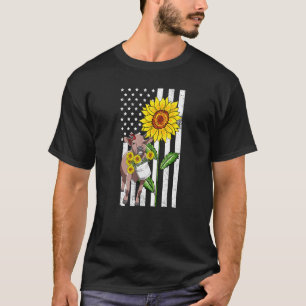 Camiseta Cow Heifer Ee.Uu. Ganador De Bandera Rancher Ameri