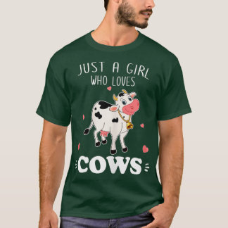 Camiseta Cow Just A Girl Who Loves Cows