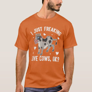 Camiseta Cow Lover Farmer Funny Farm Animal Cute Co