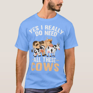 Camiseta Cow Lover Funny Farmer Farming Farm Animal Cute Co