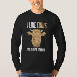 Camiseta Cow Lover Gracioso Granjero Granjero Granjero Cult