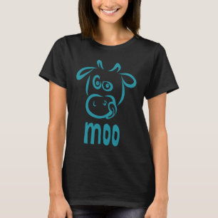 Camiseta Cow Moo una serie con Sheep Baa, Duck Quack &