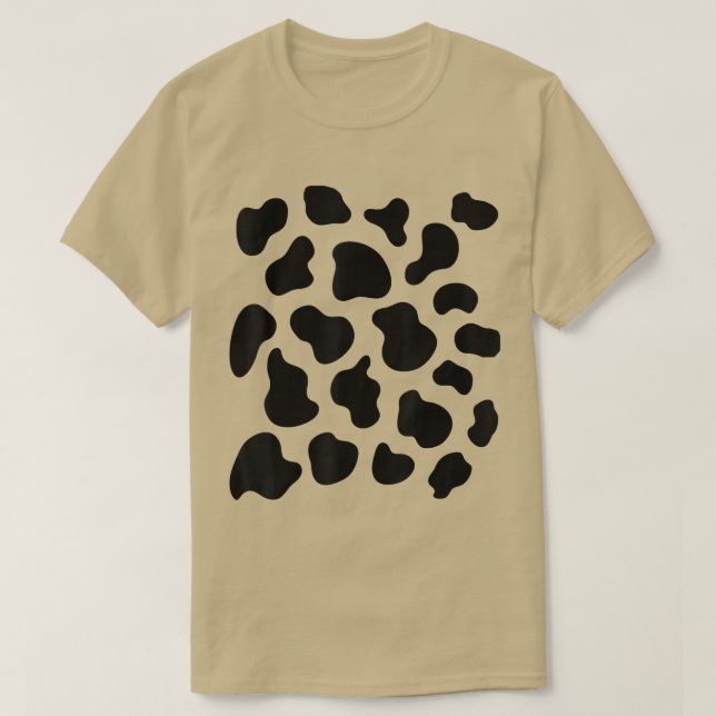 Camiseta Cow Print Pattern Animal Halloween Costume  (Diseño del anverso)