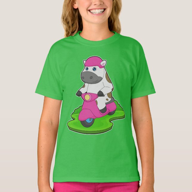 Camiseta Cow Scooter (Anverso)