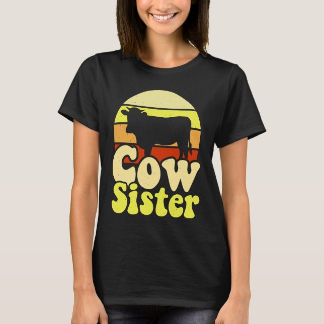 Camiseta Cow Sister (Anverso)