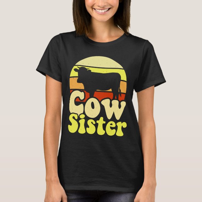Camiseta Cow Sister (Anverso)