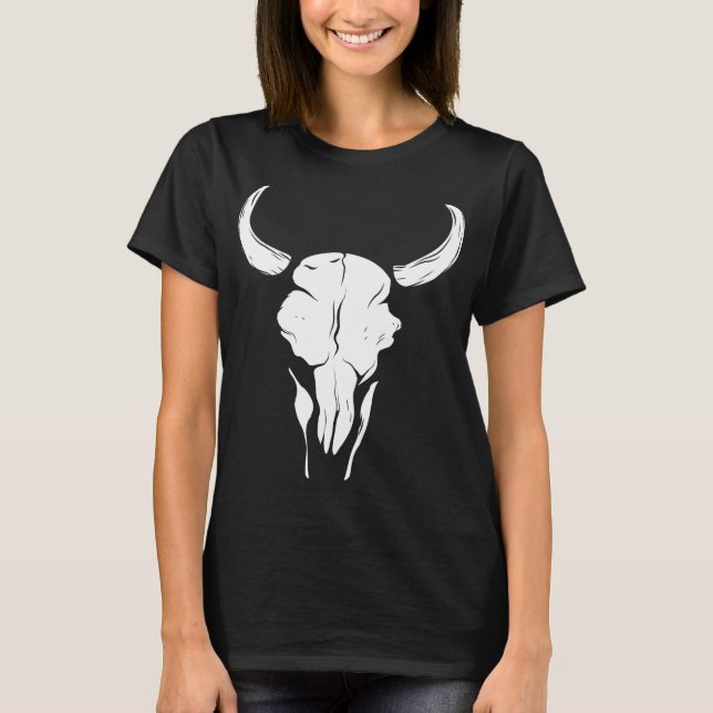 Camiseta Cow Skull (Anverso)