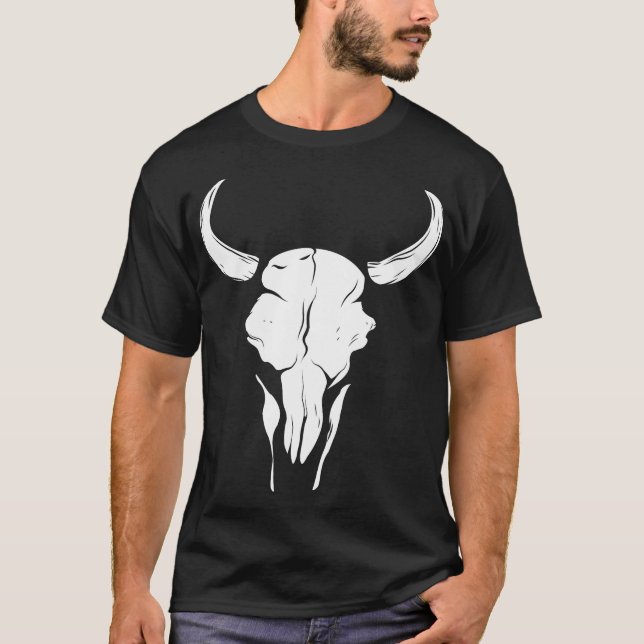 Camiseta Cow Skull (Anverso)