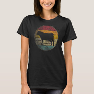 Camiseta Cow Sun Retro Vintage Farm Farming Diary Leche