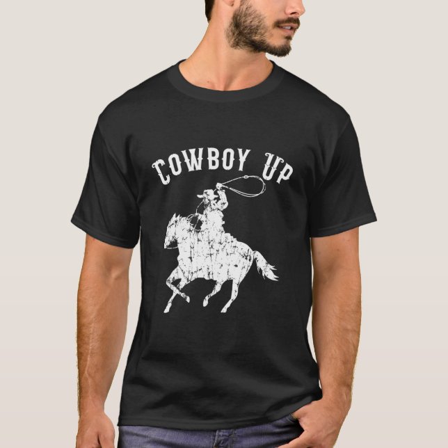 Camiseta Cow Up For Rodeo Fans And Western (Anverso)
