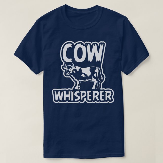 Camiseta Cow Whisperer (Diseño del anverso)