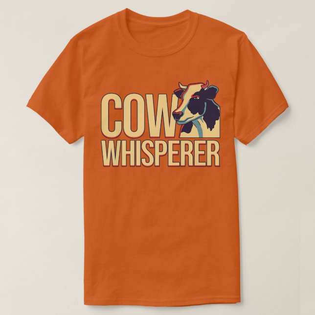 Camiseta Cow Whisperer  Cow Lover Cattle Farmer  Cow  (Diseño del anverso)