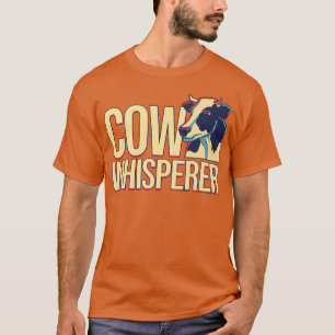 Camiseta Cow Whisperer  Cow Lover Cattle Farmer  Cow 