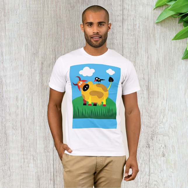 Camiseta Cow Y Blackbird Mens T-Shirt (Subido por el creador)