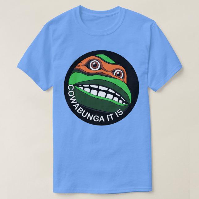 Camiseta Cowabunga es (Diseño del anverso)